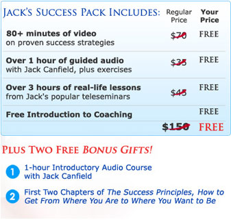 Your Success With Jack Canfield Includes: